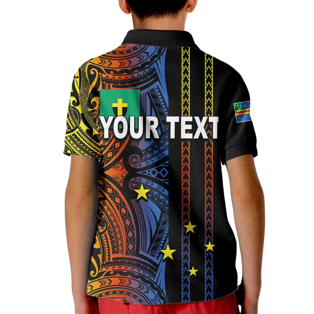 Custom Vanuatu Tafea Kid Polo Shirt Polynesian Tribal LT6 - Polynesian Pride