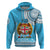 Fiji Hoodie Melanesian Festival 2023 LT6 Pullover Hoodie Blue - Polynesian Pride