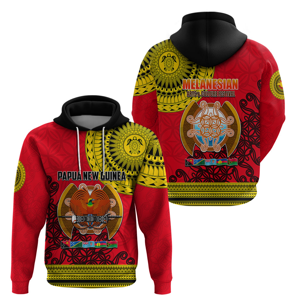 Papua New Guinea Hoodie Melanesian Festival 2023 LT6 - Polynesian Pride