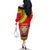 Papua New Guinea Off The Shoulder Long Sleeve Dress Melanesian Festival 2023 LT6 - Polynesian Pride