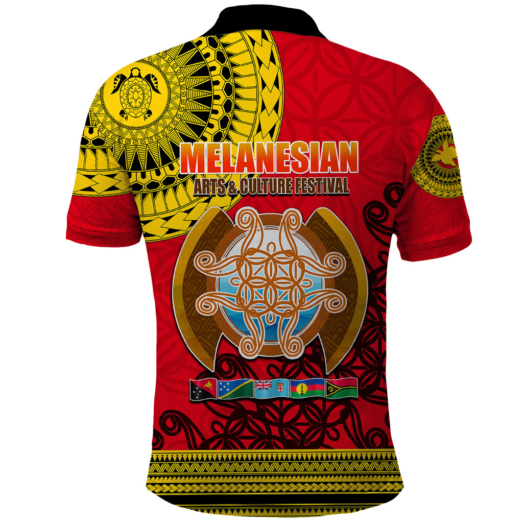 Papua New Guinea Polo Shirt Melanesian Festival 2023 LT6 - Polynesian Pride