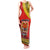 Papua New Guinea Tank Maxi Dress Melanesian Festival 2023 LT6 Women Red - Polynesian Pride