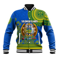 Solomon Islands Baseball Jacket Melanesian Festival 2023 LT6 Unisex Green - Polynesian Pride