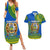 Solomon Islands Couples Matching Summer Maxi Dress and Hawaiian Shirt Melanesian Festival 2023 LT6 Green - Polynesian Pride
