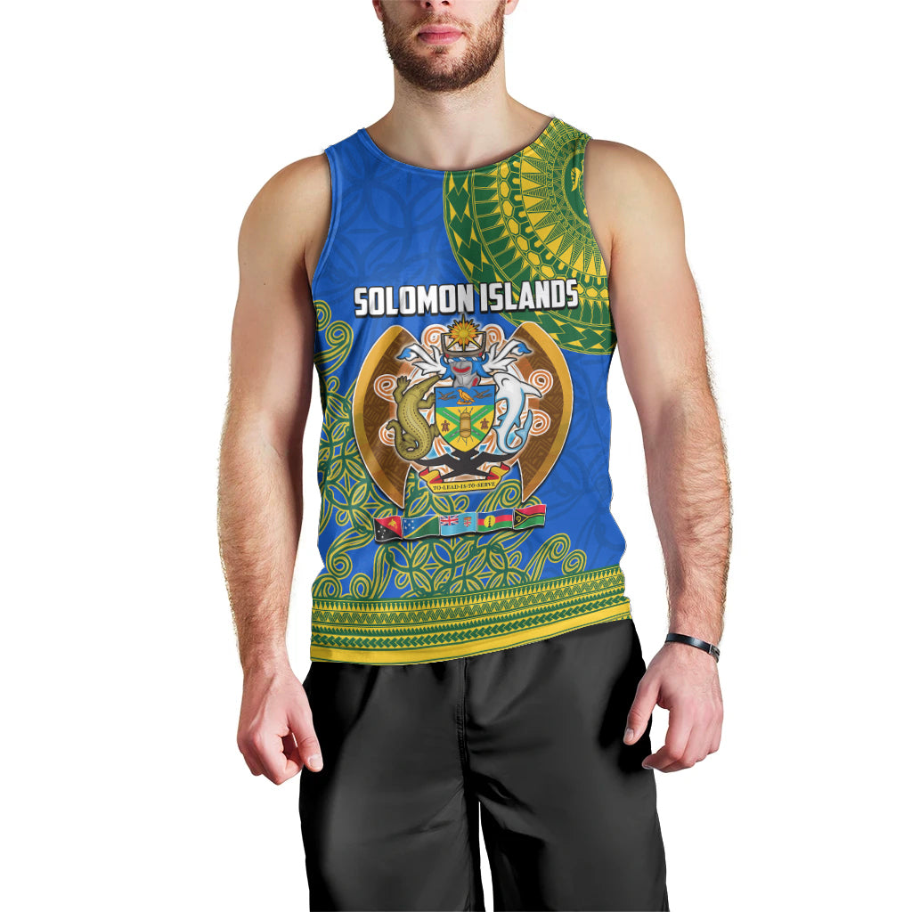 Solomon Islands Men Tank Top Melanesian Festival 2023 LT6 - Polynesian Pride
