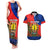 New Caledonia Couples Matching Tank Maxi Dress And Hawaiian Shirt Melanesian Festival 2023 LT6 Red - Polynesian Pride