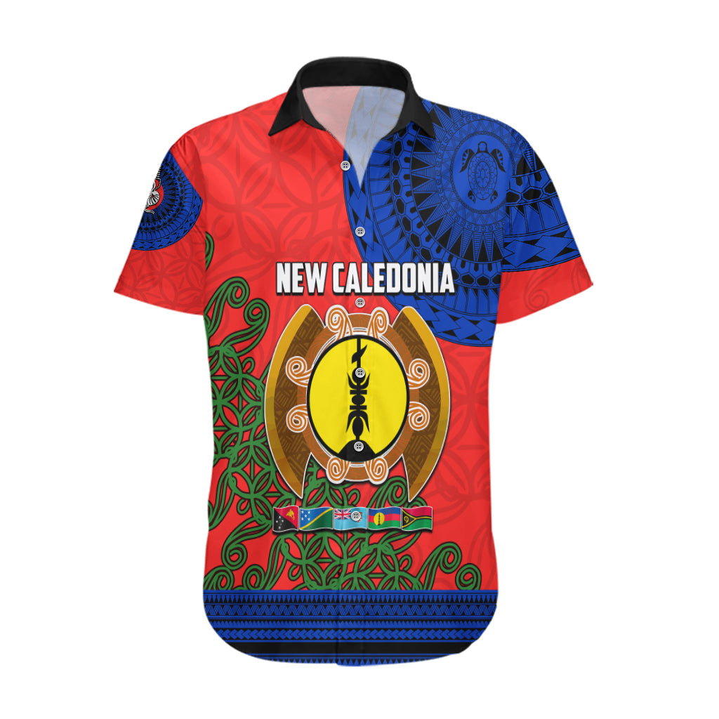 New Caledonia Hawaiian Shirt Melanesian Festival 2023 LT6 Red - Polynesian Pride