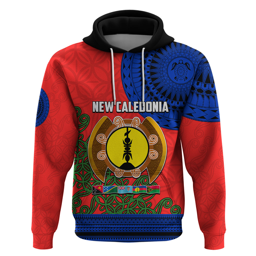 New Caledonia Hoodie Melanesian Festival 2023 LT6 Red - Polynesian Pride