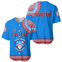Tonga School Api Fo'ou College Baseball Jersey Tribal Pattern LT6 - Polynesian Pride