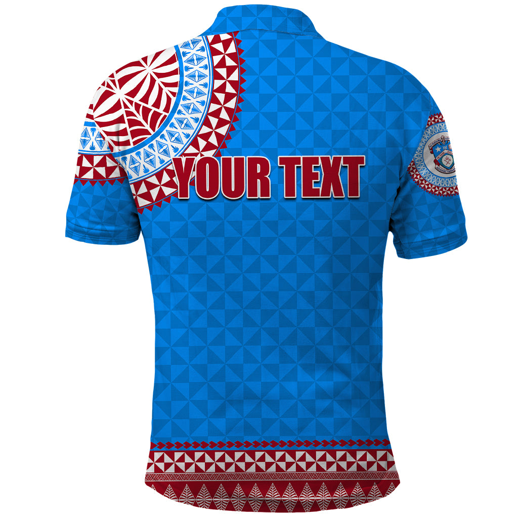 Tonga School Api Foou College Polo Shirt Tribal Pattern LT6 - Polynesian Pride