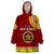 Tonga School Eua High School Wearable Blanket Hoodie Tribal Pattern LT6 One Size Maroon - Polynesian Pride