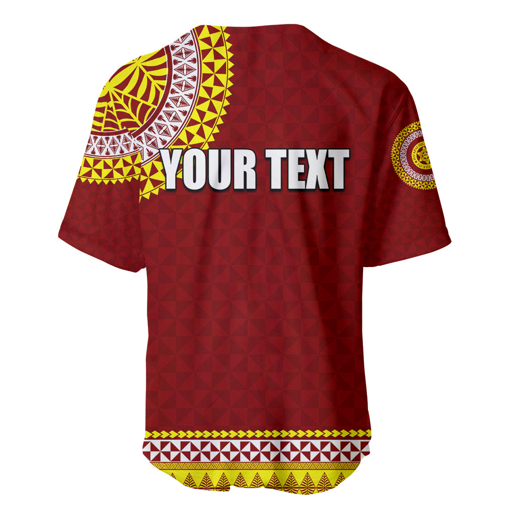 Tonga School Ha'apai High School Baseball Jersey Tribal Pattern LT6 - Polynesian Pride