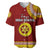 Tonga School Tonga High School Baseball Jersey Tribal Pattern LT6 Maroon - Polynesian Pride