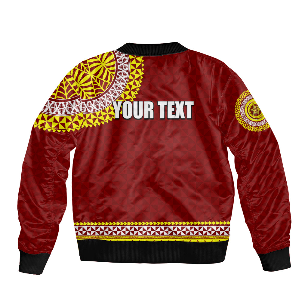 Tonga School Tonga High School Bomber Jacket Tribal Pattern LT6 - Polynesian Pride
