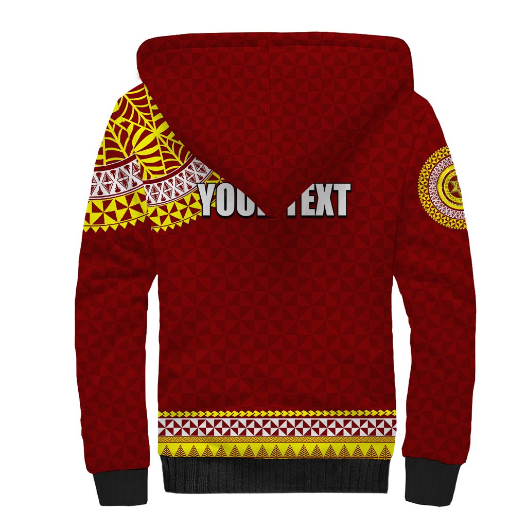 Tonga School Tonga High School Sherpa Hoodie Tribal Pattern LT6 - Polynesian Pride