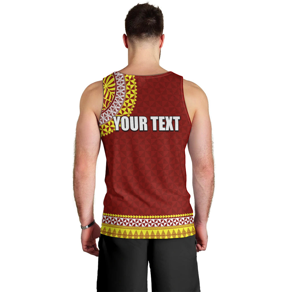 Tonga School Vava'u High School Men Tank Top Tribal Pattern LT6 - Polynesian Pride
