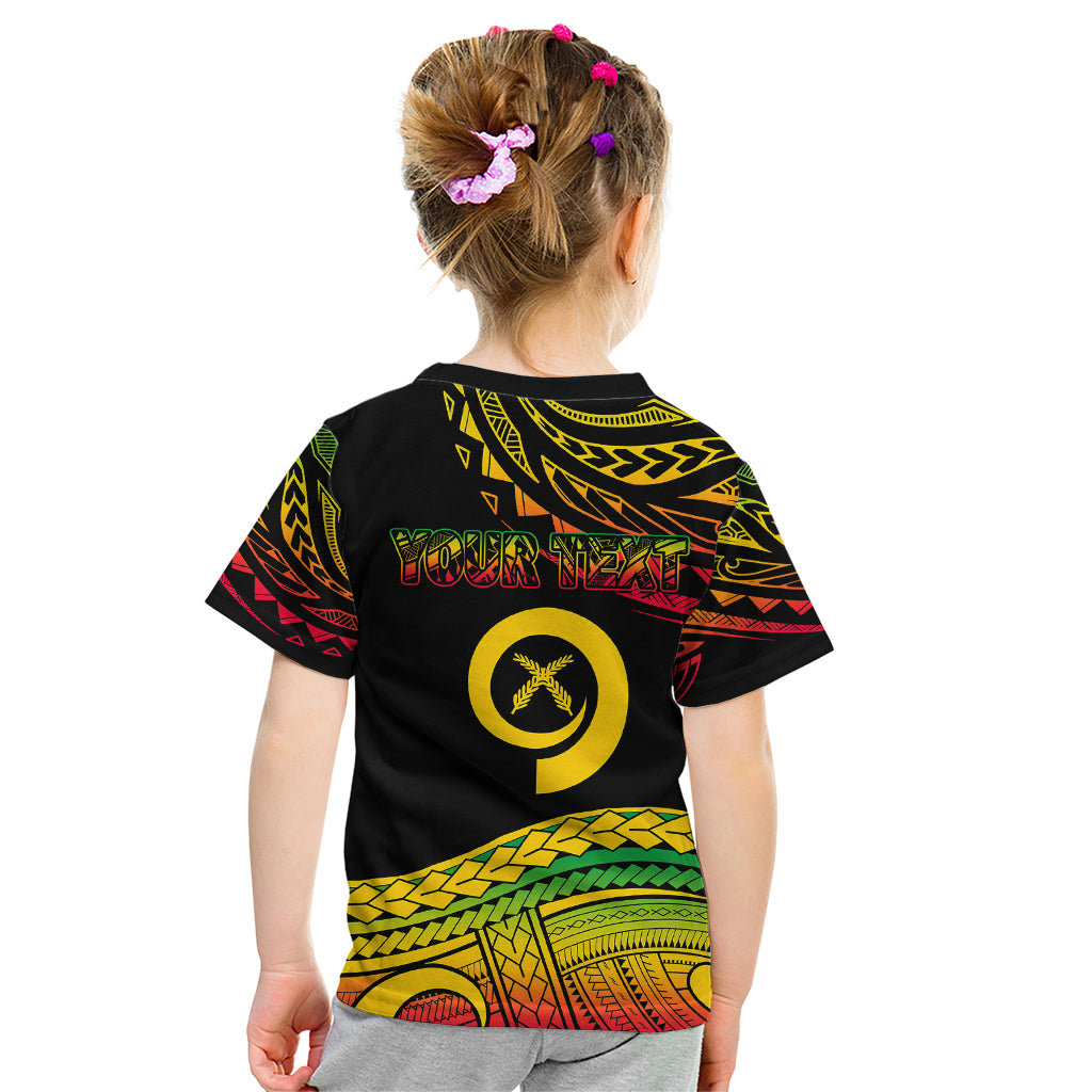 Custom Tribal Vanuatu Kid T Shirt Pround To Be A Ni-Van LT6 - Polynesian Pride