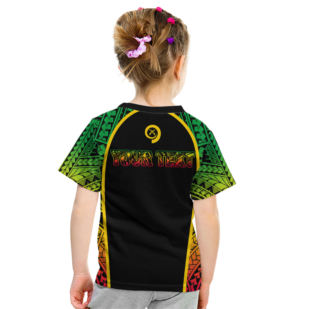 Custom Vanuatu Kid T Shirt Pround To Be A Ni-Van LT6 - Polynesian Pride