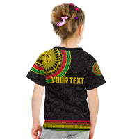 Custom Vanuatu Kid T Shirt Polynesia Circle LT6 - Polynesian Pride