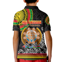 Vanuatu Kid Polo Shirt Melanesian Festival LT6 - Polynesian Pride