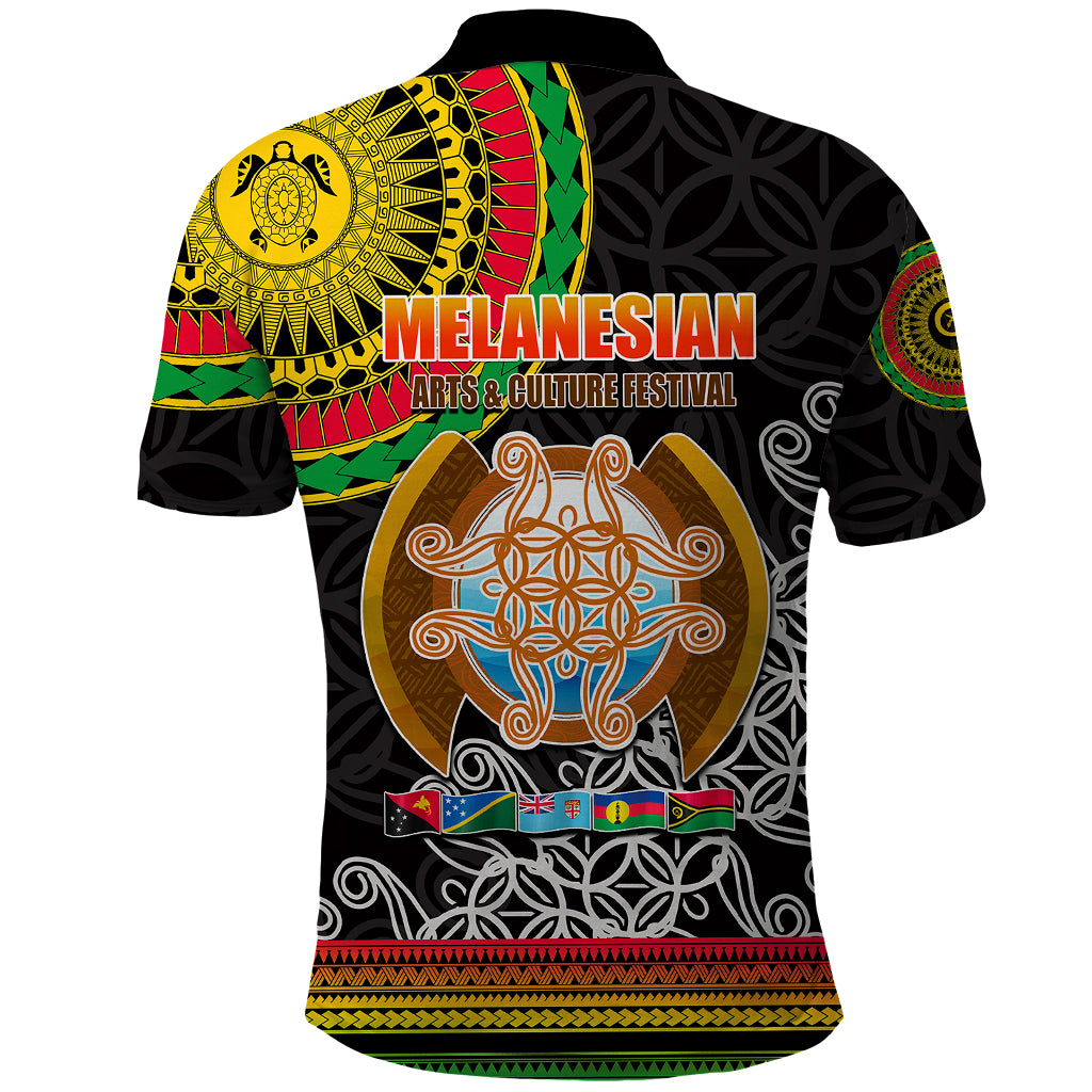 Vanuatu Polo Shirt Melanesian Festival LT6 - Polynesian Pride