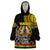 Vanuatu Wearable Blanket Hoodie Melanesian Festival LT6 One Size Black - Polynesian Pride