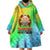 Melanesian Festival 2023 Wearable Blanket Hoodie Fest'Napuan Colorful Style LT6 - Polynesian Pride