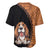 Custom Basset Hound Dog Baseball Jersey With Polynesian Tribal Tattoo LT6 - Polynesian Pride