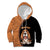 Custom Basset Hound Dog Kid Hoodie With Polynesian Tribal Tattoo LT6 Black - Polynesian Pride