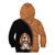 Custom Basset Hound Dog Kid Hoodie With Polynesian Tribal Tattoo LT6 - Polynesian Pride