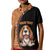 Custom Basset Hound Dog Kid Polo Shirt With Polynesian Tribal Tattoo LT6 Kid Black - Polynesian Pride