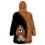 Custom Basset Hound Dog Wearable Blanket Hoodie With Polynesian Tribal Tattoo LT6 - Polynesian Pride