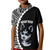 Custom Husky Dog Kid Polo Shirt With Polynesian Tribal Tattoo LT6 Kid Black - Polynesian Pride