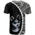 Custom Husky Dog T Shirt With Polynesian Tribal Tattoo LT6 - Polynesian Pride