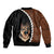 Custom German Shepherd Dog Bomber Jacket With Polynesian Tribal Tattoo LT6 - Polynesian Pride