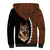 Custom German Shepherd Dog Sherpa Hoodie With Polynesian Tribal Tattoo LT6 - Polynesian Pride