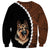 Custom German Shepherd Dog Sweatshirt With Polynesian Tribal Tattoo LT6 - Polynesian Pride