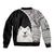 Custom Samoyed Dog Bomber Jacket With Polynesian Tribal Tattoo LT6 - Polynesian Pride