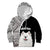 Custom Samoyed Dog Kid Hoodie With Polynesian Tribal Tattoo LT6 Black - Polynesian Pride