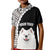 Custom Samoyed Dog Kid Polo Shirt With Polynesian Tribal Tattoo LT6 Kid Black - Polynesian Pride