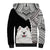 Custom Samoyed Dog Sherpa Hoodie With Polynesian Tribal Tattoo LT6 - Polynesian Pride