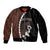 Custom Boxer Dog Bomber Jacket With Polynesian Tribal Tattoo LT6 Unisex Black - Polynesian Pride