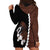 Custom Boxer Dog Hoodie Dress With Polynesian Tribal Tattoo LT6 - Polynesian Pride