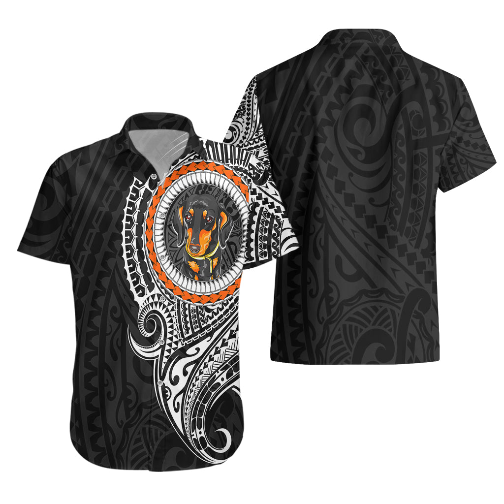 Polynesian Dachshund Dog Hawaiian Shirt Dog In My Heart LT6 - Polynesian Pride