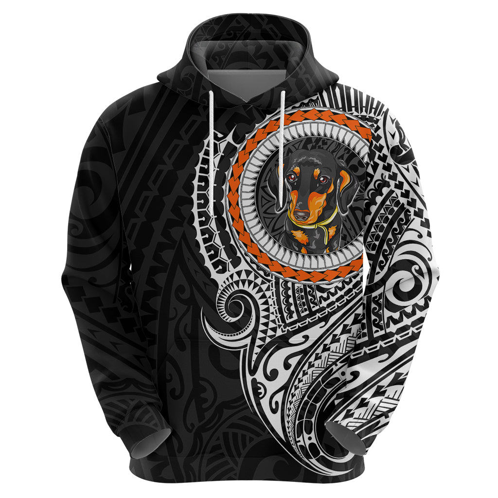 Polynesian Dachshund Dog Hoodie Dog In My Heart LT6 - Polynesian Pride