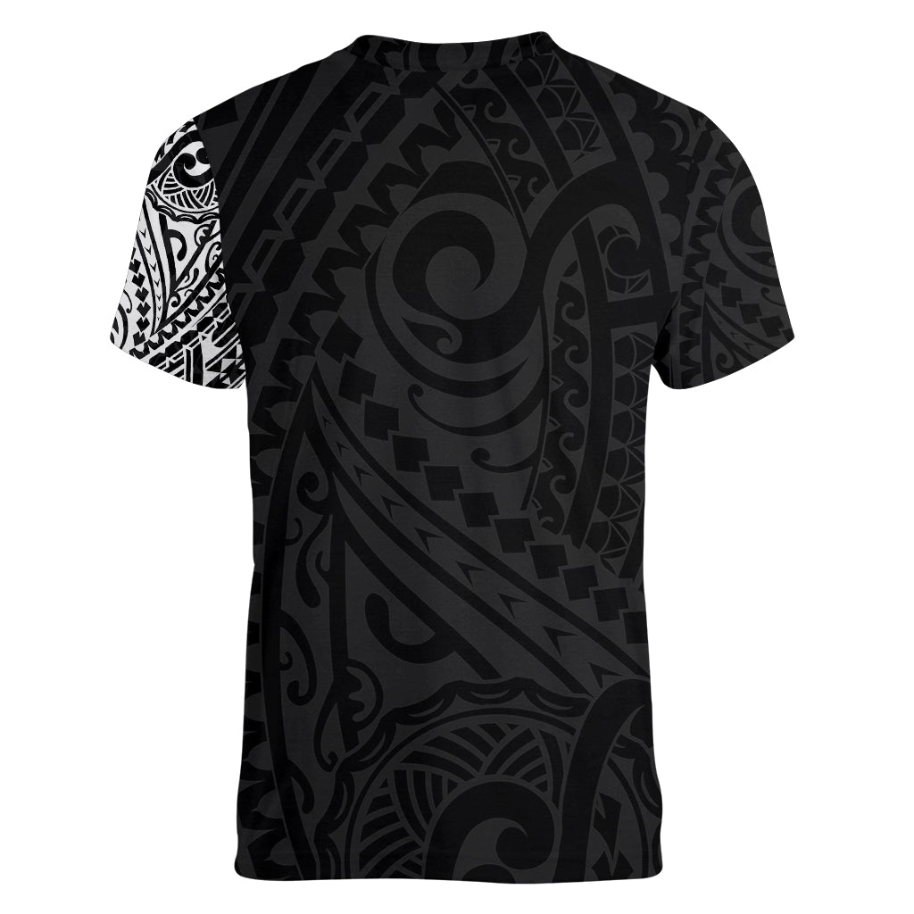 Polynesian Pug Dog Women V Neck T Shirt Dog In My Heart LT6 - Polynesian Pride