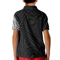 Polynesian Samoyed Dog Kid Polo Shirt Dog In My Heart LT6 - Polynesian Pride