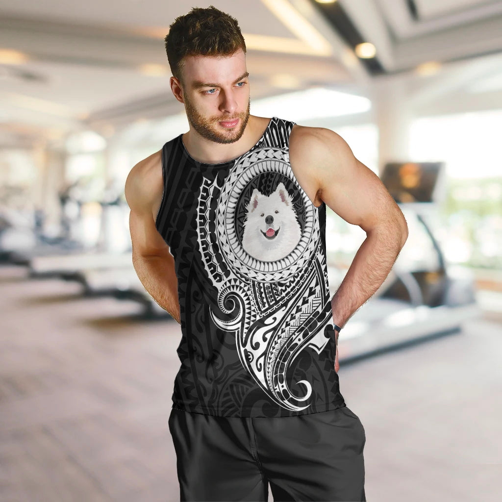 Polynesian Samoyed Dog Men Tank Top Dog In My Heart LT6 - Polynesian Pride