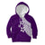 Polynesian Kid Hoodie With Plumeria Flower Purple LT6 Hoodie Purple - Polynesian Pride