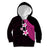 Polynesian Kid Hoodie With Plumeria Flower Pink LT6 Hoodie Pink - Polynesian Pride
